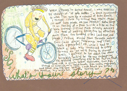 bicycle postcard